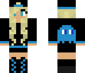 pacman blue ghost girl fixed