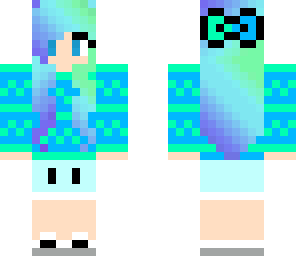 colorful girl bow version