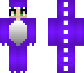 neon purple dino