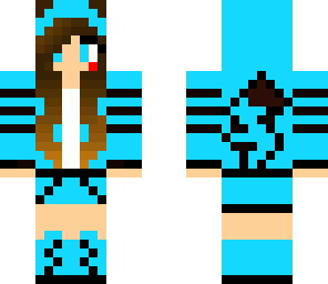 blue pikachu girl