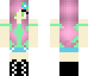 pink haired girl