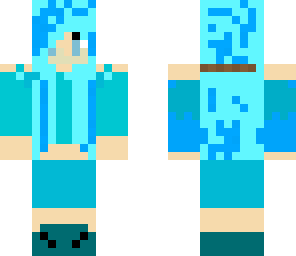 blue girl