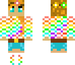 cute rain bow hippie