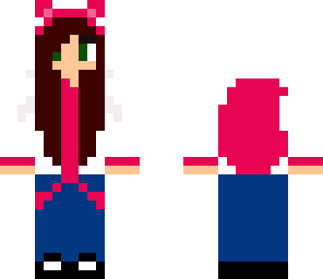 pink wolf girl