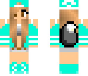 cute blue tomboy