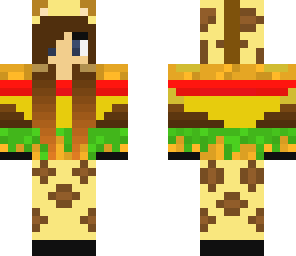 giraffe burger onesie