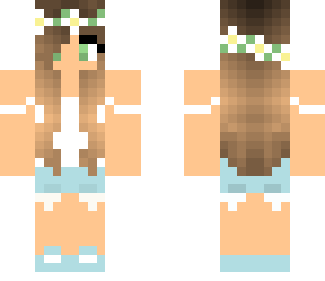 flower crown girl