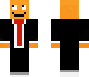 orange tuxedo guy