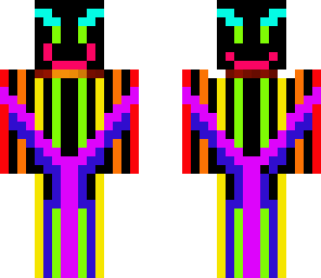 evil rainbow man