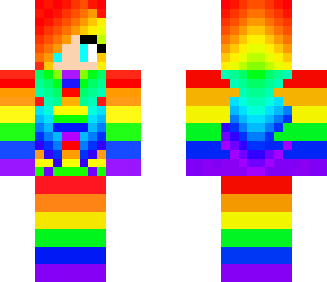 rainbow girl