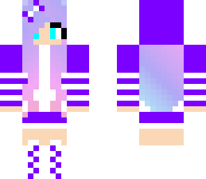 cute purple girl