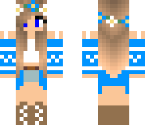 blue girl