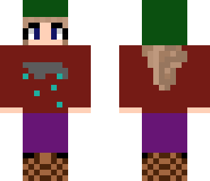 winter rain girl