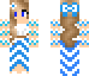 blue dress girl