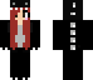 red haired dino girl