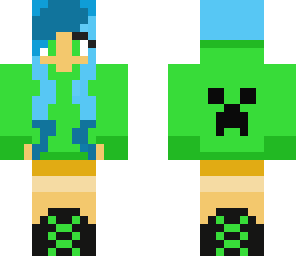 creeper hoodie girl