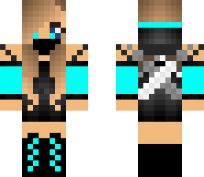 blue ninja girl