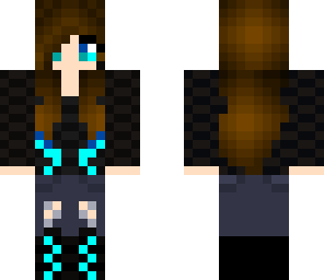 blue tipped hair gamer