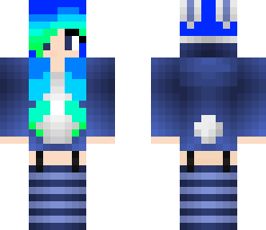 blue bunny girl