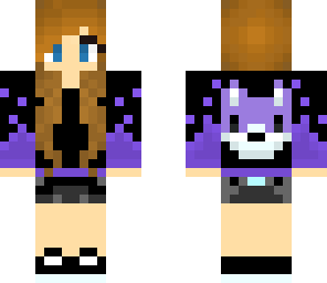 purple fox girl