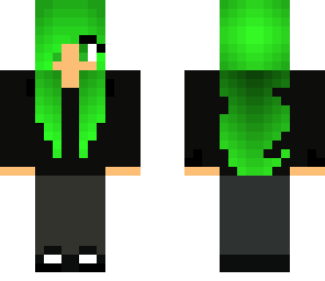 green emo girl 