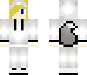 blonde white fox 