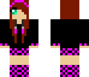 no-texture hoodie girl