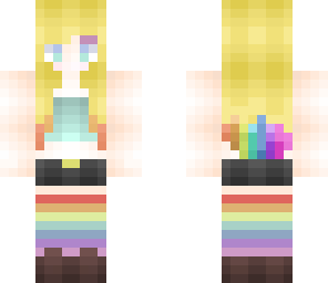 rainbow girl