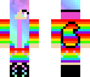 rainbow wolf