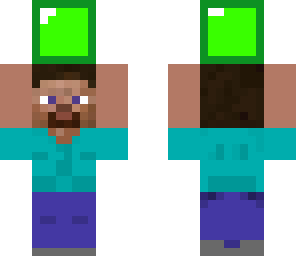 steve holding emarald