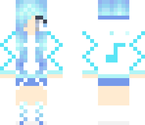 blue gamer girl edit