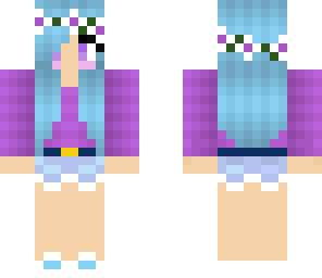 blue girl