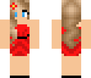 cute red dress
