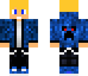 blonde hair with hoody guy