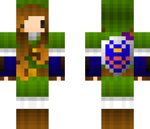 genderbent link - ocarina of time