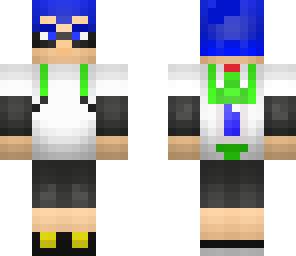 splatoon inkling boy blue hd