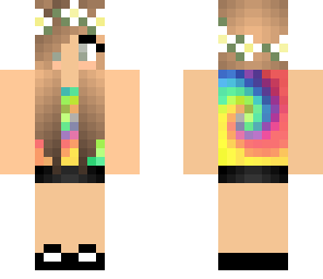 tie dye girl