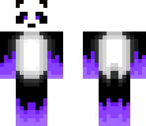 purple panda with shaders