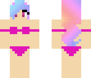 rainbow kitty bikini improved