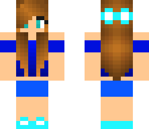 blue girly girl