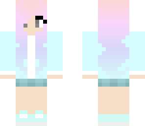 pastel rainbow girl