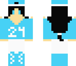 light blue 24 hoodie girl