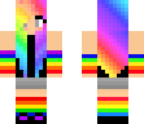 rainbow girl