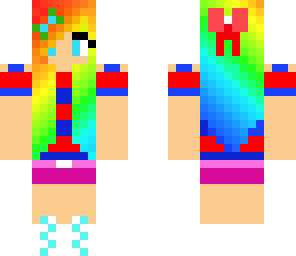 rainbow girl