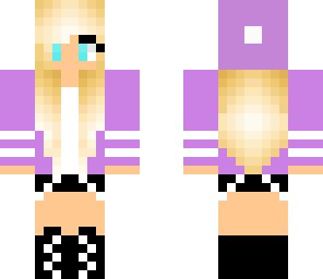 purple college girl