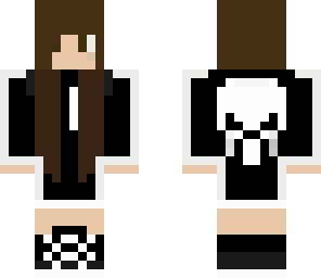 skull hoodie tomboy