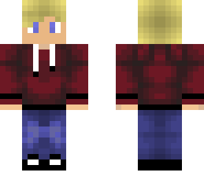 teenager with red sweatshirt