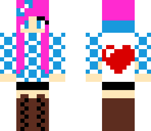 cute blue girl