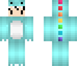 chibi blue dino