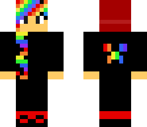 rainbow girl